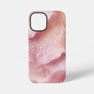12 Mini Coque iphone de texture pétale minimaliste Rose