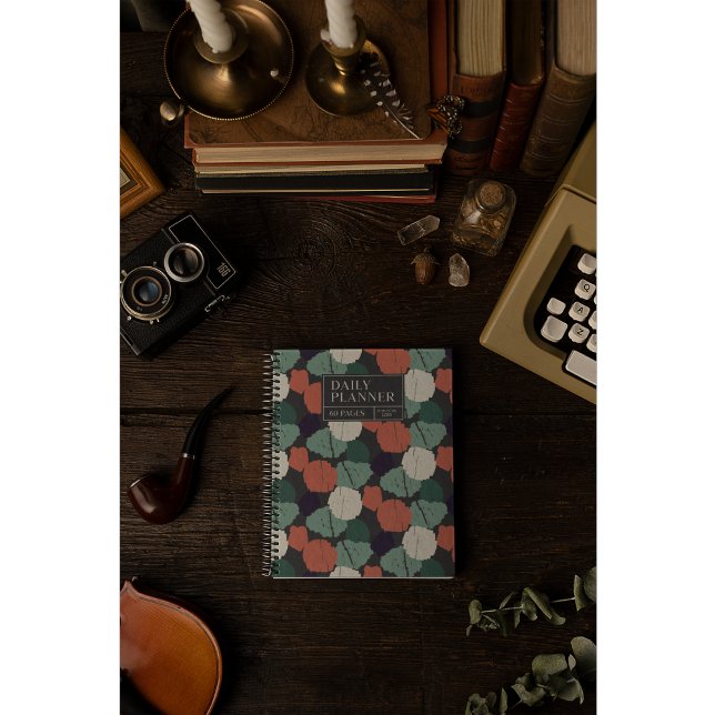 12 Mois Abstrait Brush Stroke Quotidien (Créateur téléchargé)