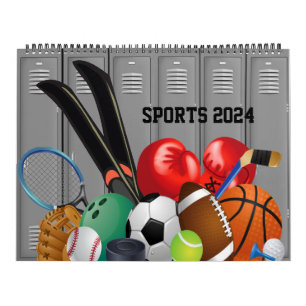 12 mois de Sports 2024 Calendrier