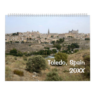 12 mois Tolède, Espagne calendrier mural