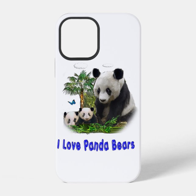12 Panda Bear Coque-Mate coque iphone (Verso)