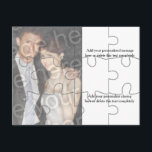 12 pc Photo personnalisée "Faux" Puzzle Invitation<br><div class="desc">Fatigué des mêmes vieilles cartes de voeux ennuyeuses? Ajoutez votre propre photo et votre message personnalisé pour créer une carte de voeux de puzzle personnalisée de 12 pièces pour votre ami ou votre proche! Il suffit de couper les lignes de pièces du puzzle et de les mettre dans l'enveloppe d'accompagnement....</div>