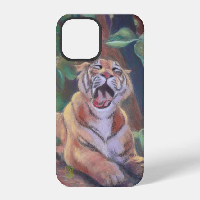 12 Pro Yawning Tiger coque iphone (Verso)