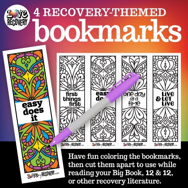 12-Step Slogans Bookmarks (Créateur téléchargé)