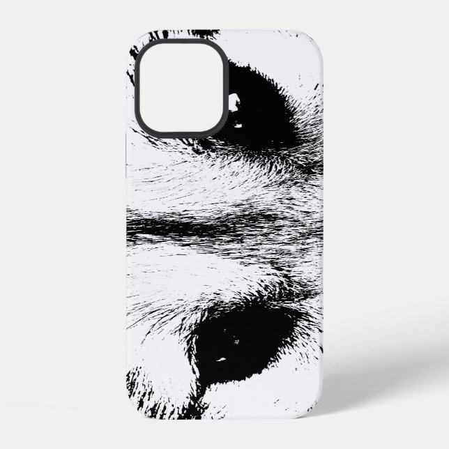 12 Wolf iPhone 5 Coque Wolf Pup Eyes Coque Wolf Cadea (Verso)