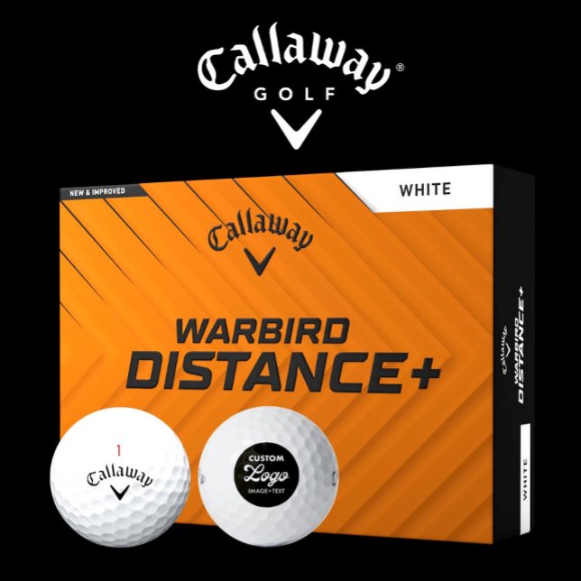 12 x Balles de golf Callaway Warbird avec logo per (Créateur téléchargé)