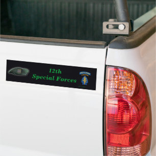12e Sticker pour pare-chocs des Berets verts des f
