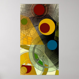 12ème Carte - Poster Abstrait