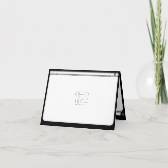 12ème invitation de fête d'anniversaire de Gamer (Devant)