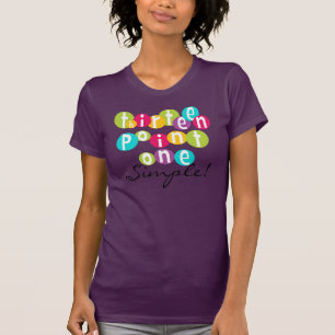 13,1 T-shirts simple