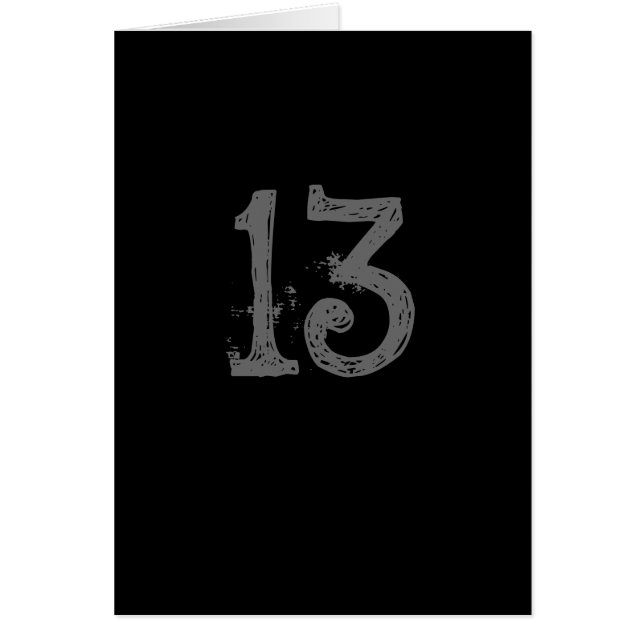 13 EST MON NOMBRE CHANCEUX (Devant)