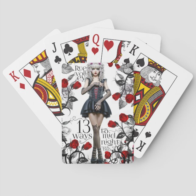 13 manières aux cartes de jeu de minuit du livre (dos)