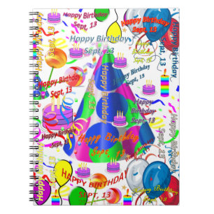 13 septembre Carnet d'anniversaire Sept,