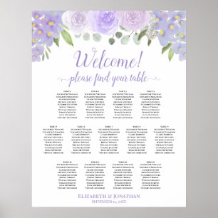 13 Tableau Lavande Mariage floral