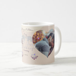 14e anniversaire du Mariage Mug de café ivoire