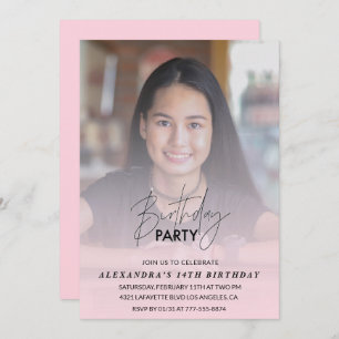 14e anniversaire invitation Anniversaire fête Phot