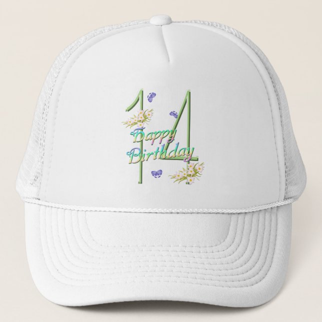 14ème Casquette de jardin de papillon (Devant)