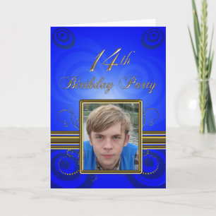 14ème Invitation de fête d'anniversaire