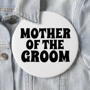 15,2 Cm MÈRE DU GROUPE Bouton large rond BADGE