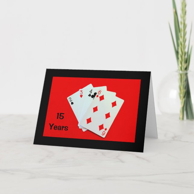 15 Ans Est Une Grande Affaire ! Carte d'anniversai (Devant)