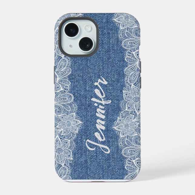 15 Blue Jean Denim iPhone / coque ipad (Verso)