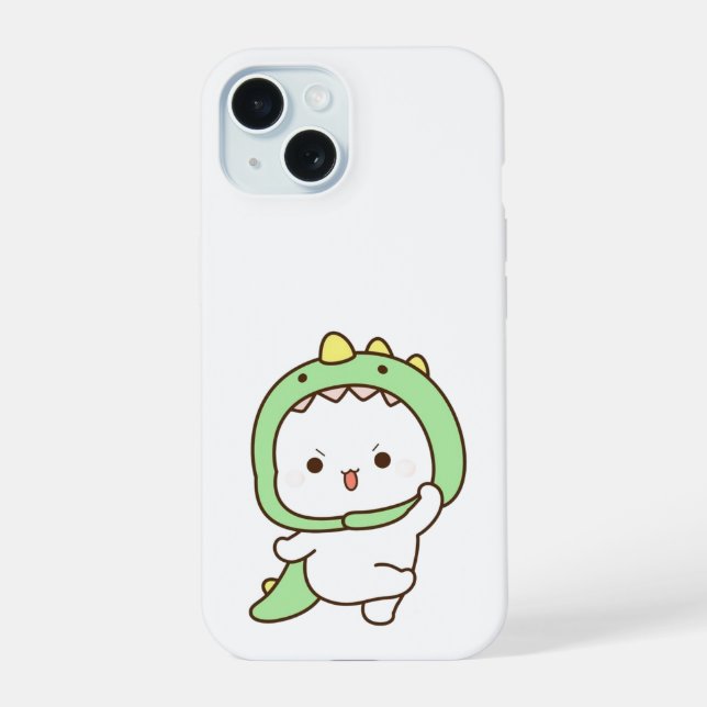 15 Coque iphone de danse Kawaii Dino - Carton mignon (Verso)