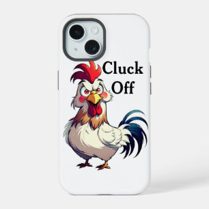 15 Coque iphone de jeu de coq personnalisé, Cluck Off