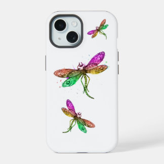 15 Coque iphone de libellules arc-en-ciel