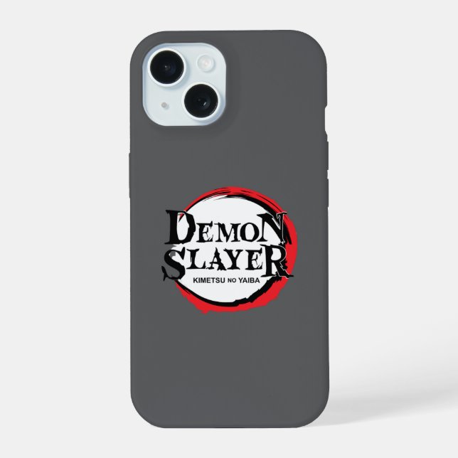 15 Coque iphone du logo Demon Slayer (Verso)
