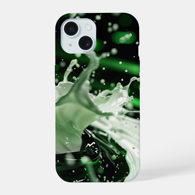 15 Coque iphone Emerald Splash Dynamics (Verso)