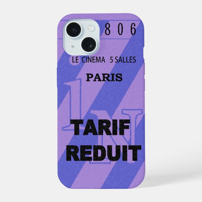 15 Coque Iphone Paris cinéma (Verso)