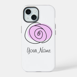 15 Coque iPhone Rose Lilac 'Nom'