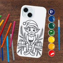 Couleur de votre propre elfe Noël iPhone / coque i