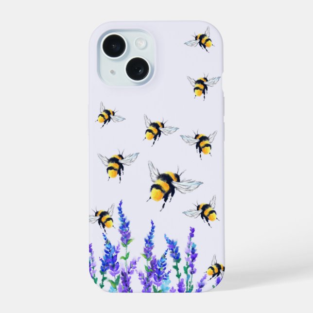 15 Fleurs de printemps et coque iphone d'abeilles (Verso)