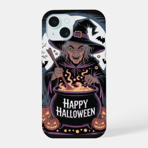 15 Joyeux Halloween Sorcière Citrouille Coque iPhone 