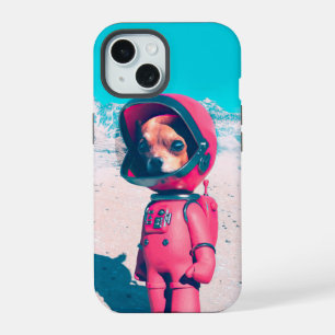 15 Le petit astronaute chien 3D Art iPhone / coque ip