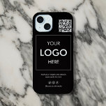 15 Logo d'entreprise Code QR Marque coque iphone noir<br><div class="desc">À l’ère numérique d’aujourd’hui, la visibilité de votre marque est essentielle au succès, et quelle meilleure façon de rester visible qu’avec nos coques iphone personnalisés de marque d’entreprise? Adaptés aux professionnels modernes, ces coques offrent non seulement un bouclier protecteur pour votre iPhone, mais servent de panneau d'affichage mobile pour votre...</div>