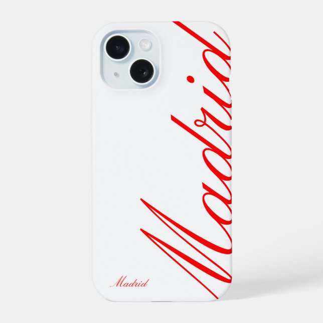 15 Madrid - beau coque iphone (Verso)