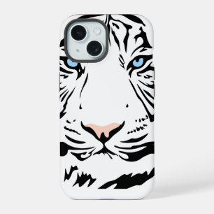 15 Magnifique Tigre Blanc Coque iPhone personnalisé