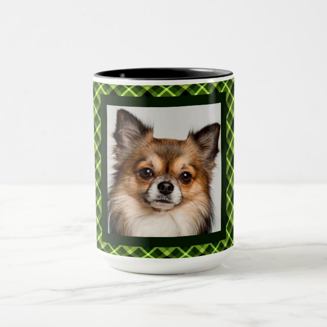 15 onces. Tasse faite sur commande de photo de (Centre)