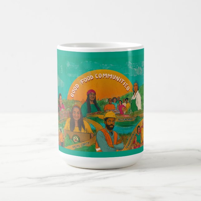 15 oz Mug : Bonnes Communautés Alimentaires (Centre)