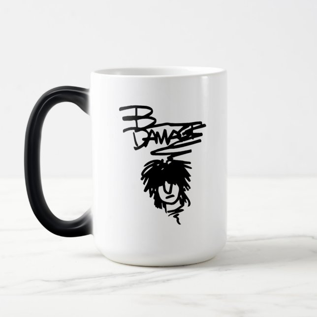  15 oz. Mug de café officiel Brian "Damage" (Gauche)