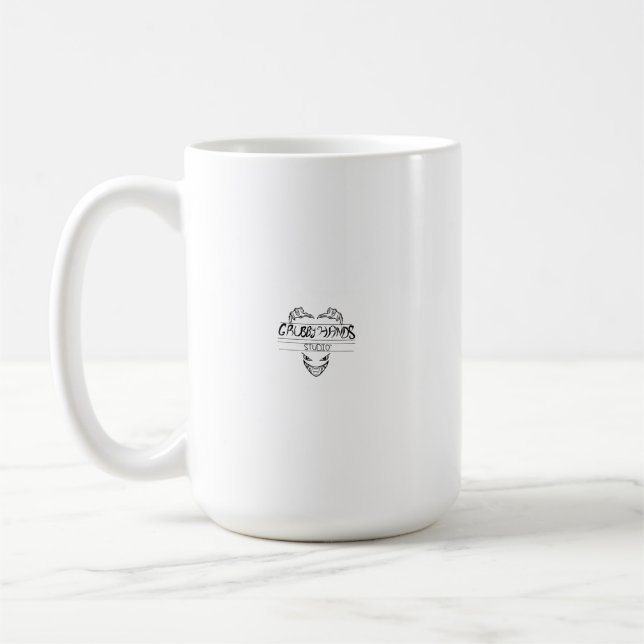 15 oz Mug de café pour maman et bébé Dragon (Gauche)