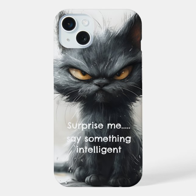 15 Plus Chat sarcastique iPhone / coque ipad (Verso)