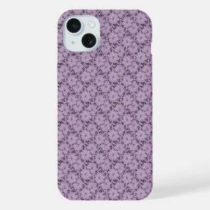 15 Plus Coque iphone floral dentelle lavande