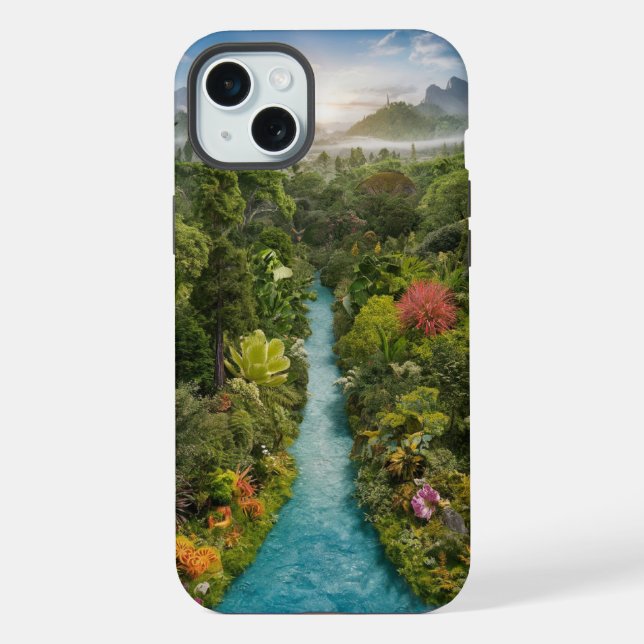 15 Plus Enchanter le coque iphone forestier (Verso)