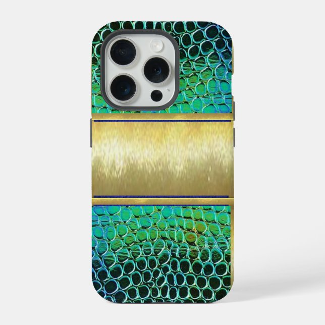 15 Pro coque iPhone Tortue Or (Verso)