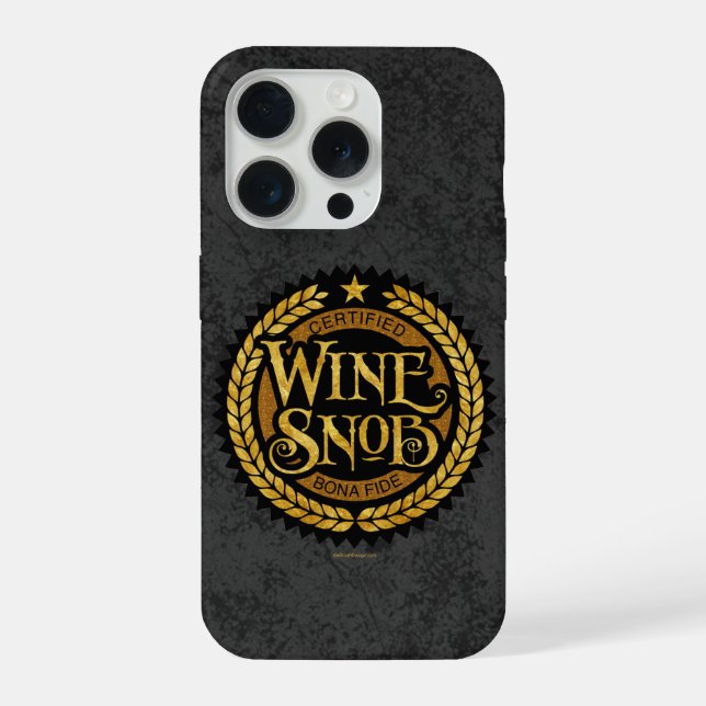 15 Pro Coque Snob À Vin-Mate coque iphone (Verso)