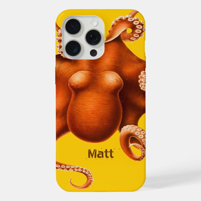 15 Pro Max Coque iphone Octopus pour lui ou elle (Verso)