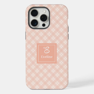 15 Pro Max Coque pour iPhone Corail Pastel Mignonne Design Tr
